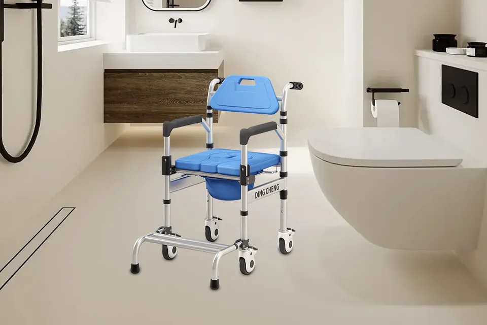 Kenmerken van toiletstoelen met wielen